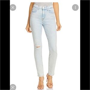 7 FOR ALL MANKIND | Ripped The High-waist Skinny Jeans in Grand Street.